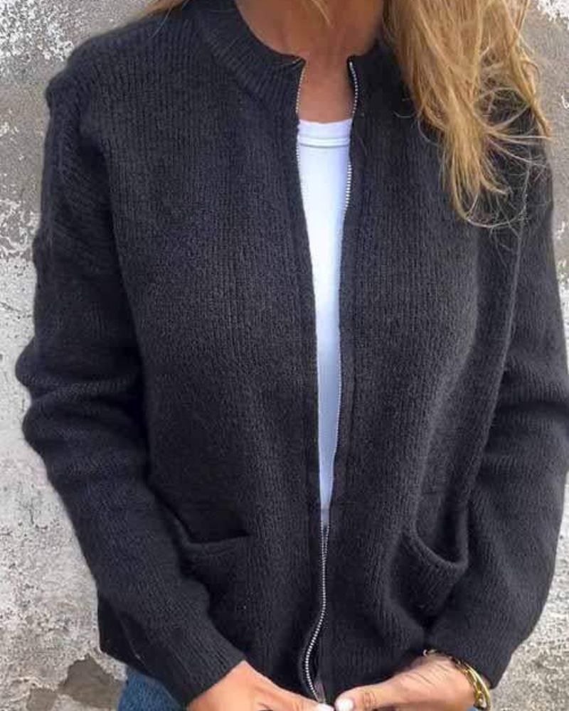 The Helen Sweater™ — Soft Ribbed Cardigan