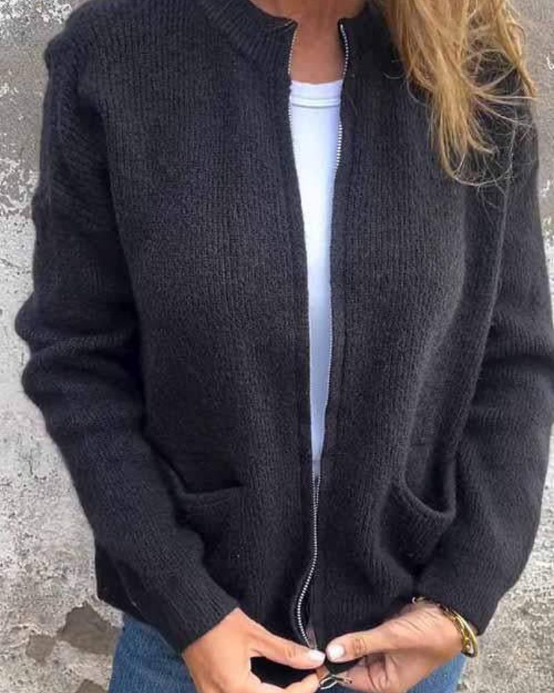 The Helen Sweater™ — Soft Ribbed Cardigan