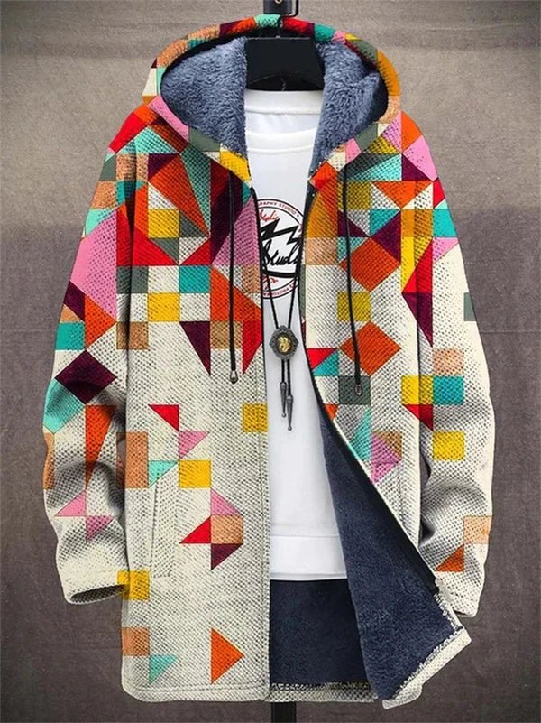 The Janet Sweater™ — Bright Patchwork Hoodie