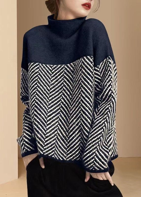 The Lila Sweater™ — Cozy Chevron