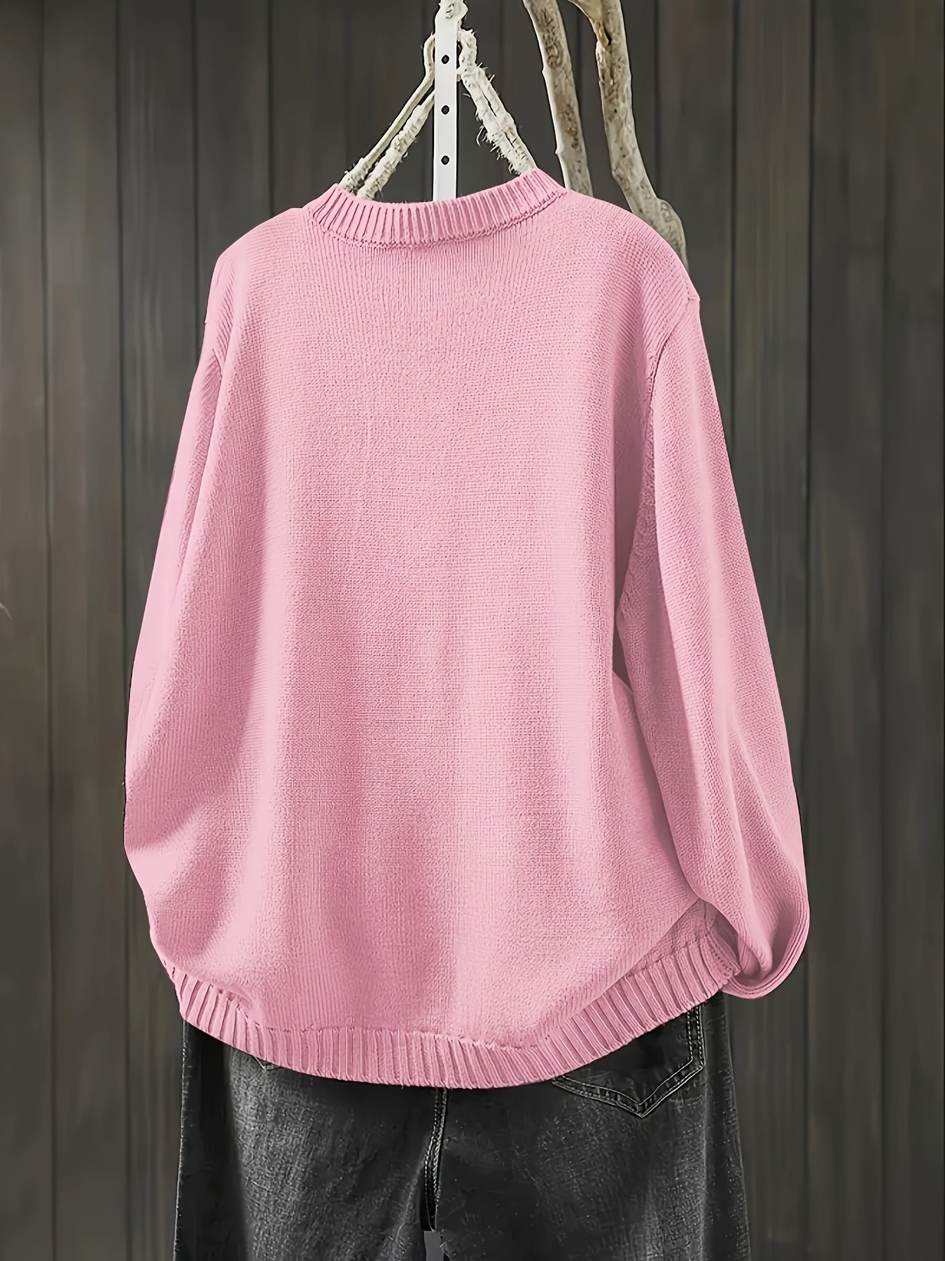 The Ellen Sweater™ — Cheerful Button-Up