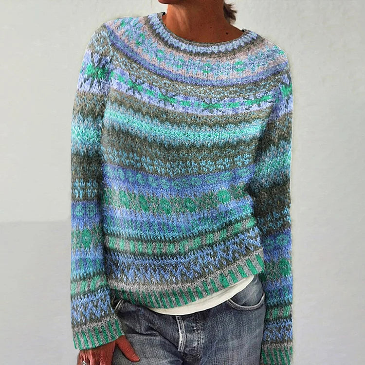 The Linda Sweater™ — Cozy Nordic Knit