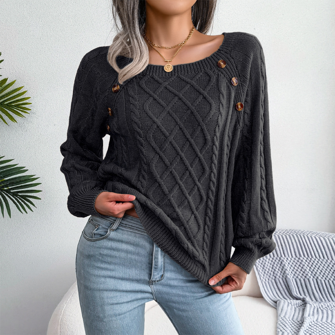 The Elaine Sweater™ — Cozy Cable Knit