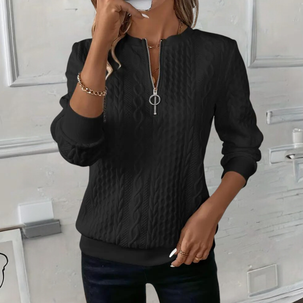 The Diane Sweater™ — The Zip Up