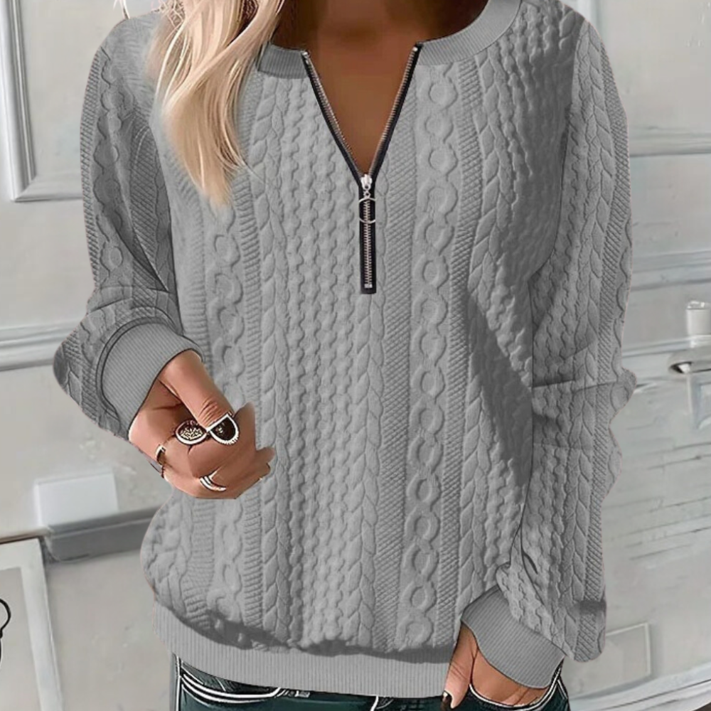 The Diane Sweater™ — The Zip Up