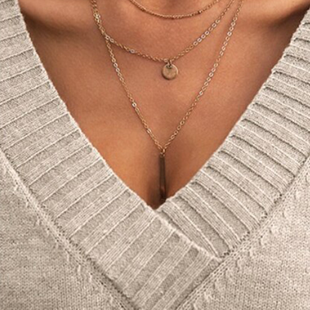 The Marjorie Sweater™ — Elegant V-Neck
