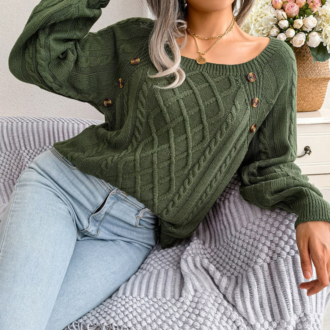 The Elaine Sweater™ — Cozy Cable Knit
