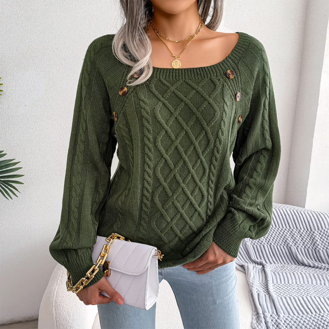 The Elaine Sweater™ — Cozy Cable Knit