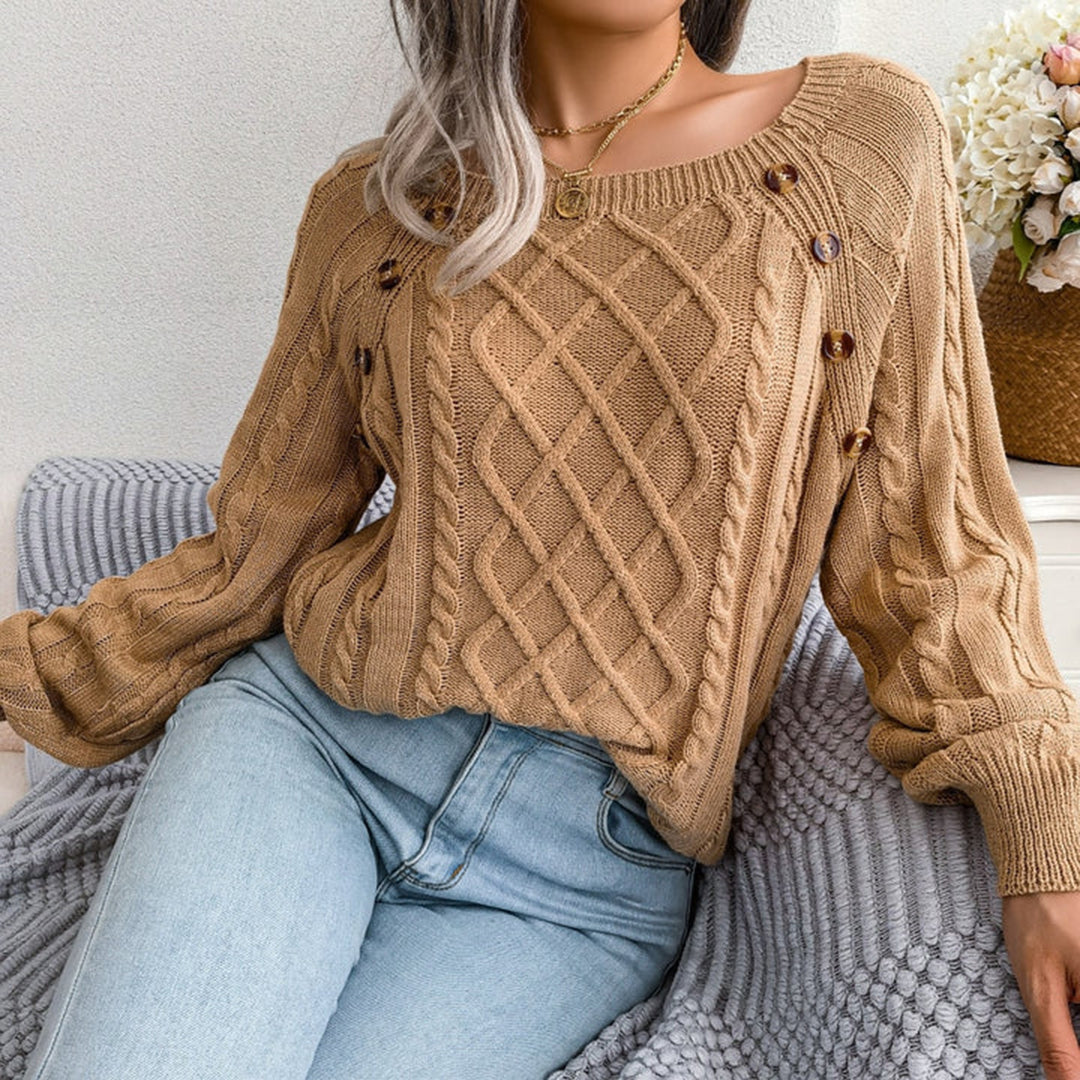 The Elaine Sweater™ — Cozy Cable Knit
