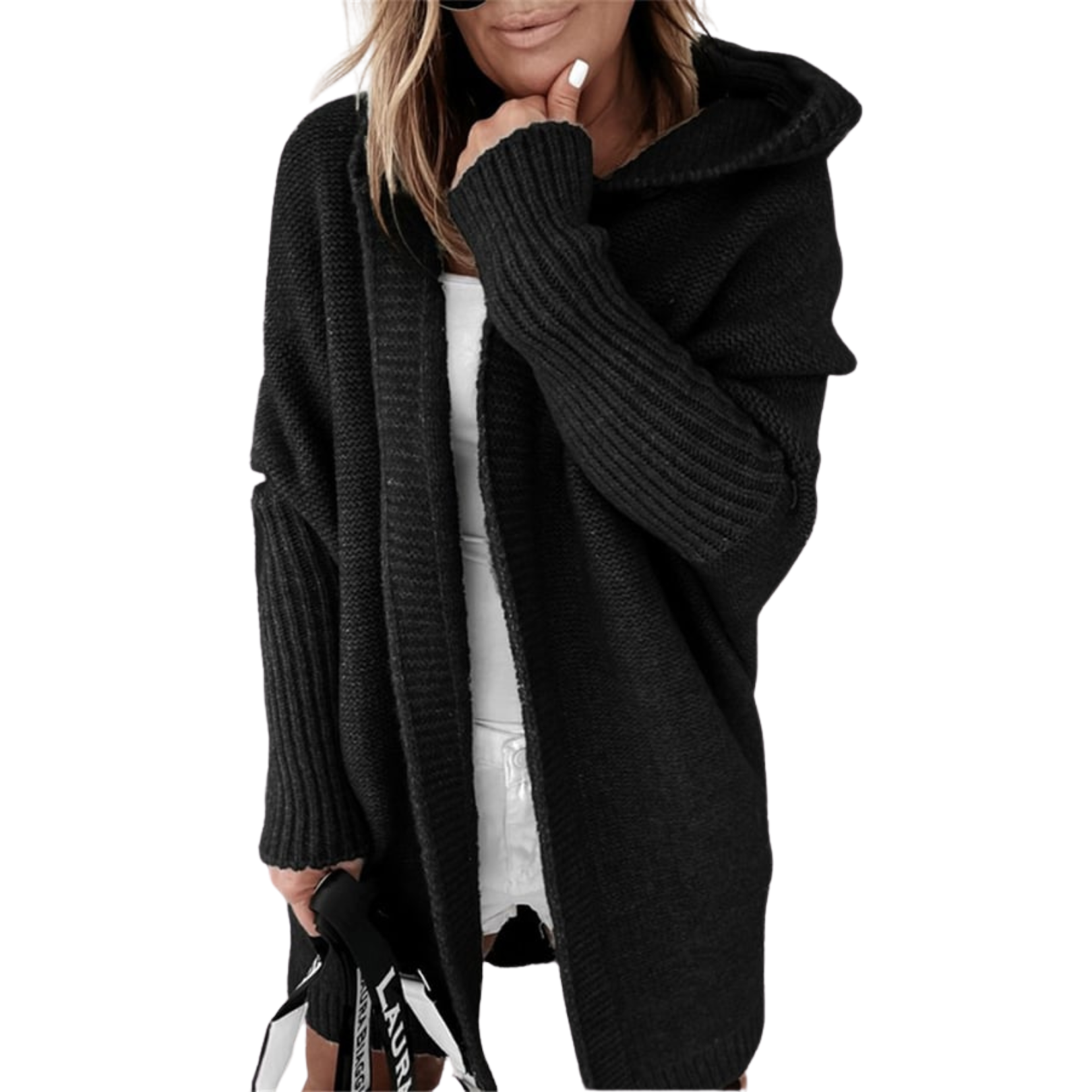 The Nancy Sweater™ — Cozy Hooded Knit