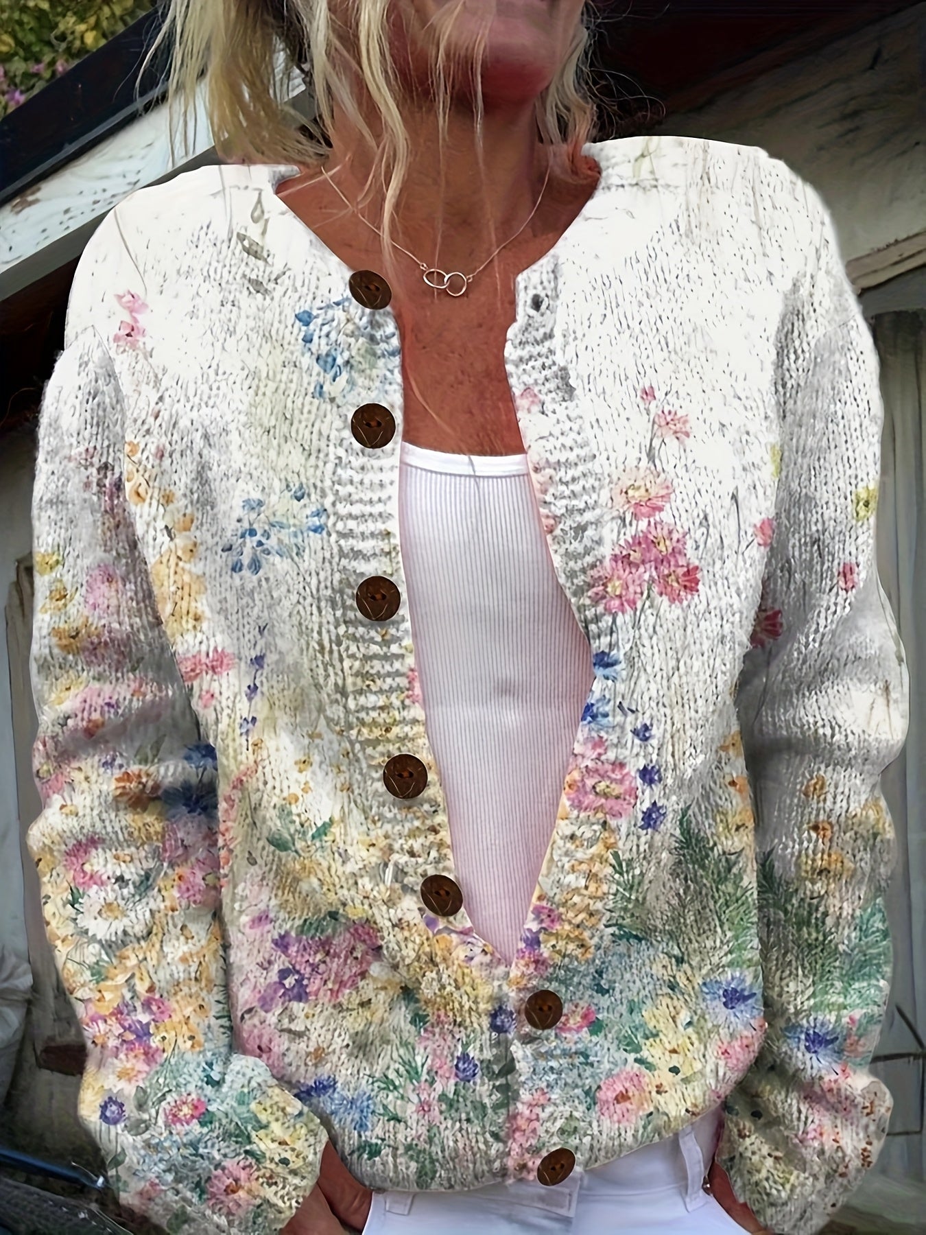 The Doris Sweater™ — Garden Stitch Knit