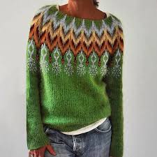 The Ingrid Sweater™ — Nordic Blue