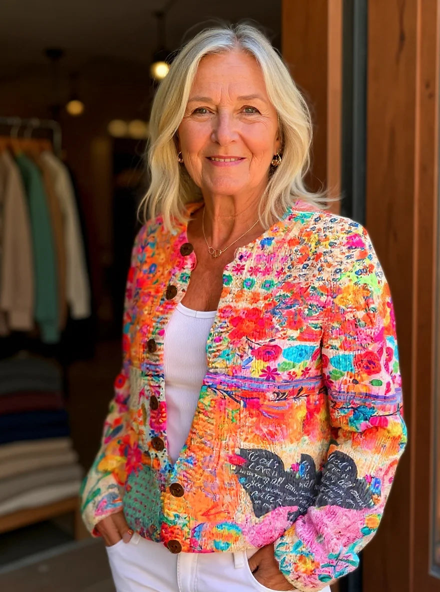 The Ruby Sweater™ — Joyful Patchwork