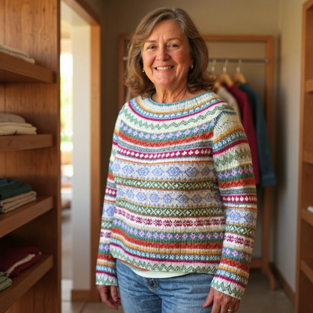 The Edith Sweater™ — Winter Fair Isle