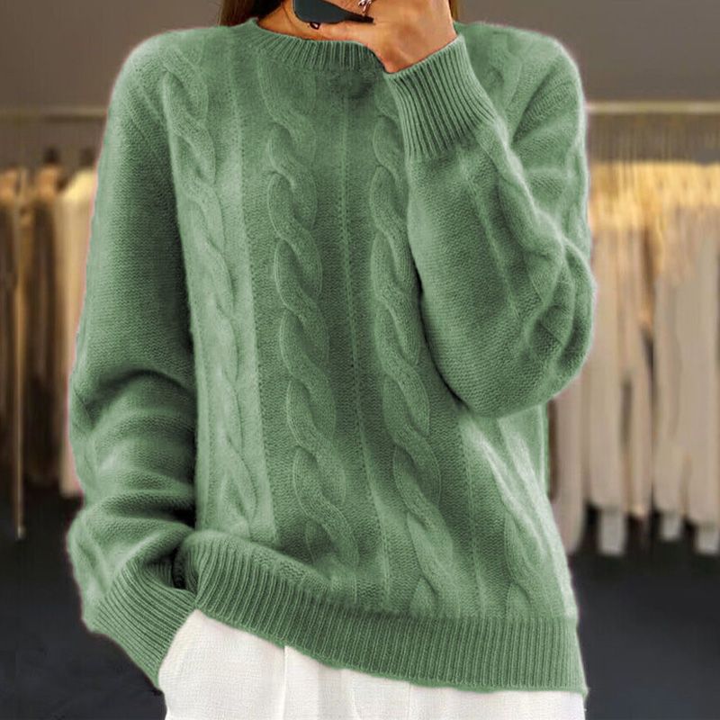 The Rose Sweater™ — Butter Soft Cable