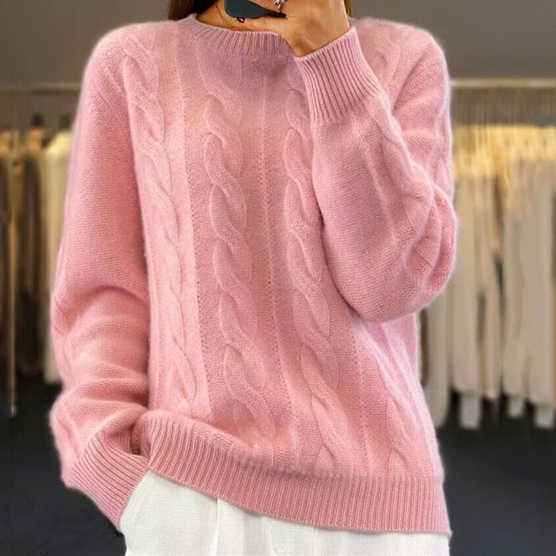 The Rose Sweater™ — Butter Soft Cable