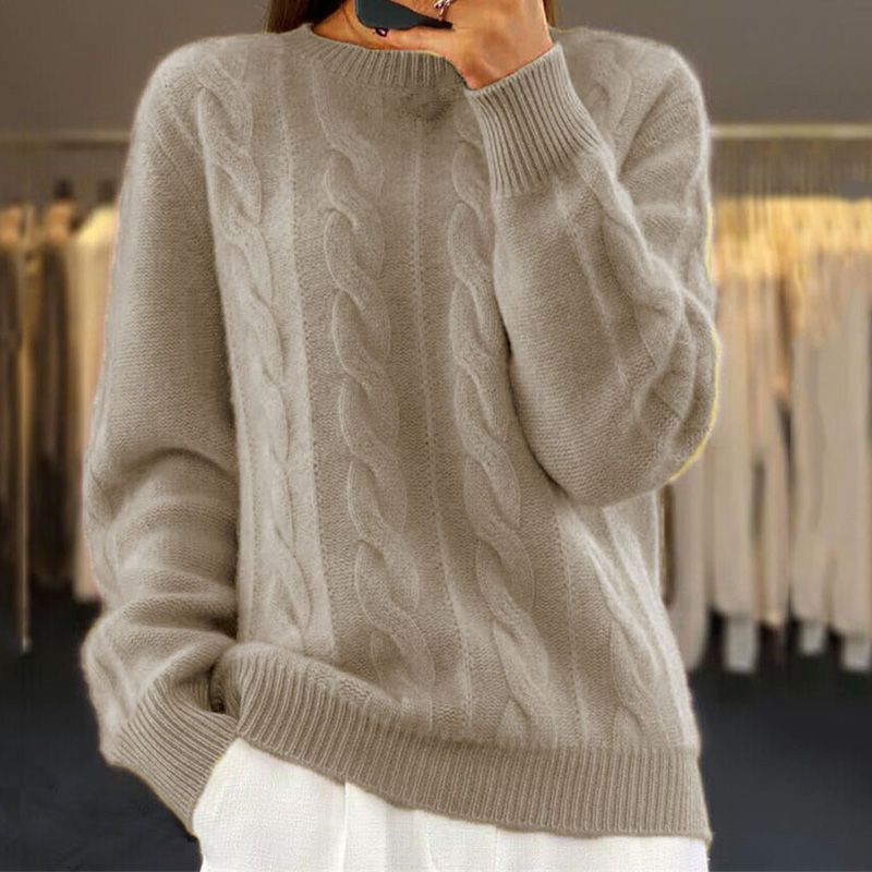 The Rose Sweater™ — Butter Soft Cable