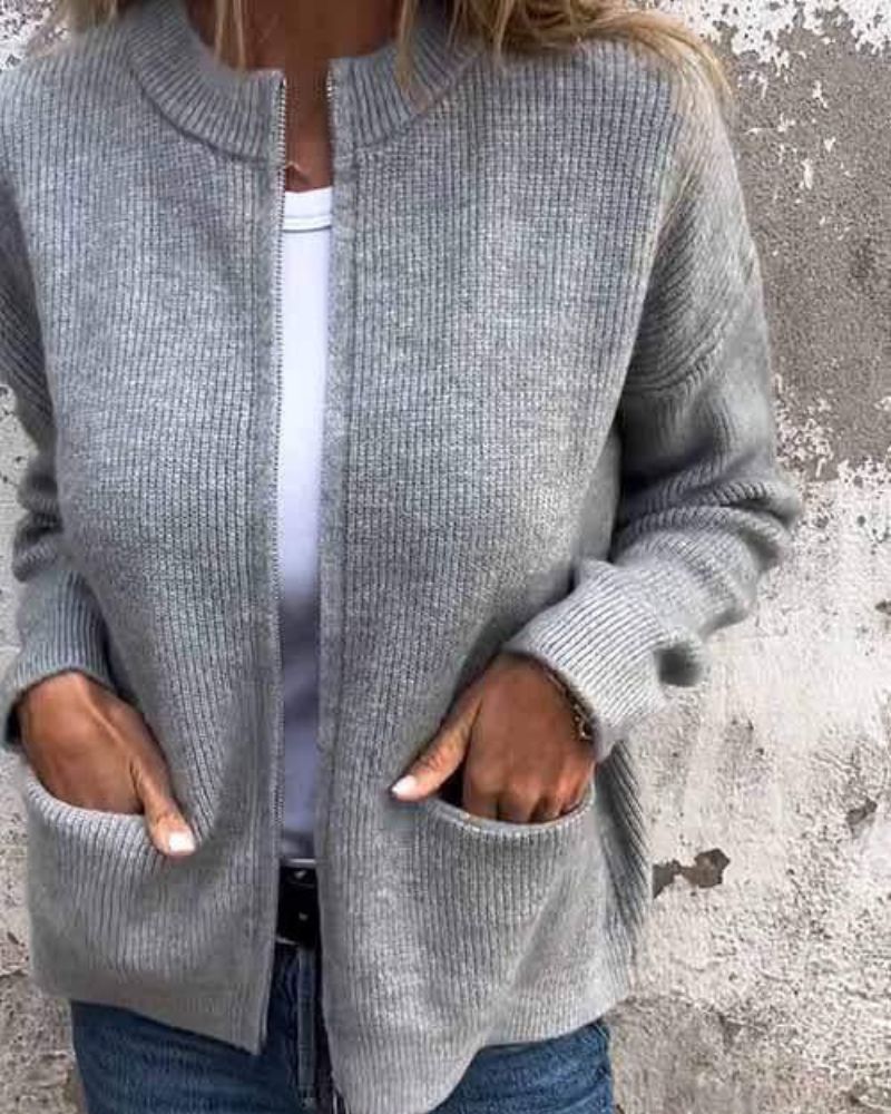 The Helen Sweater™ — Soft Ribbed Cardigan