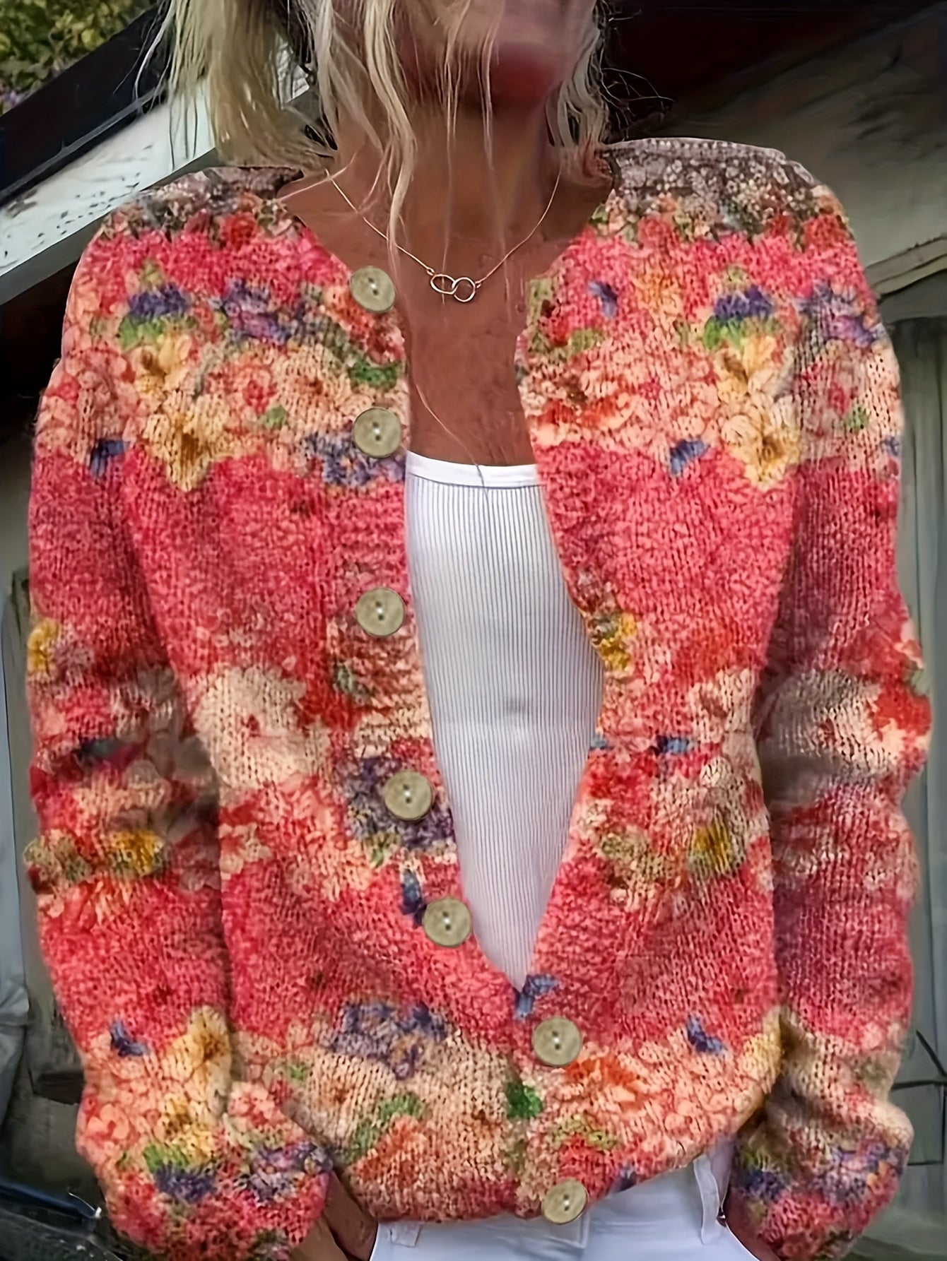 The Ella Sweater™ — Warm Garden