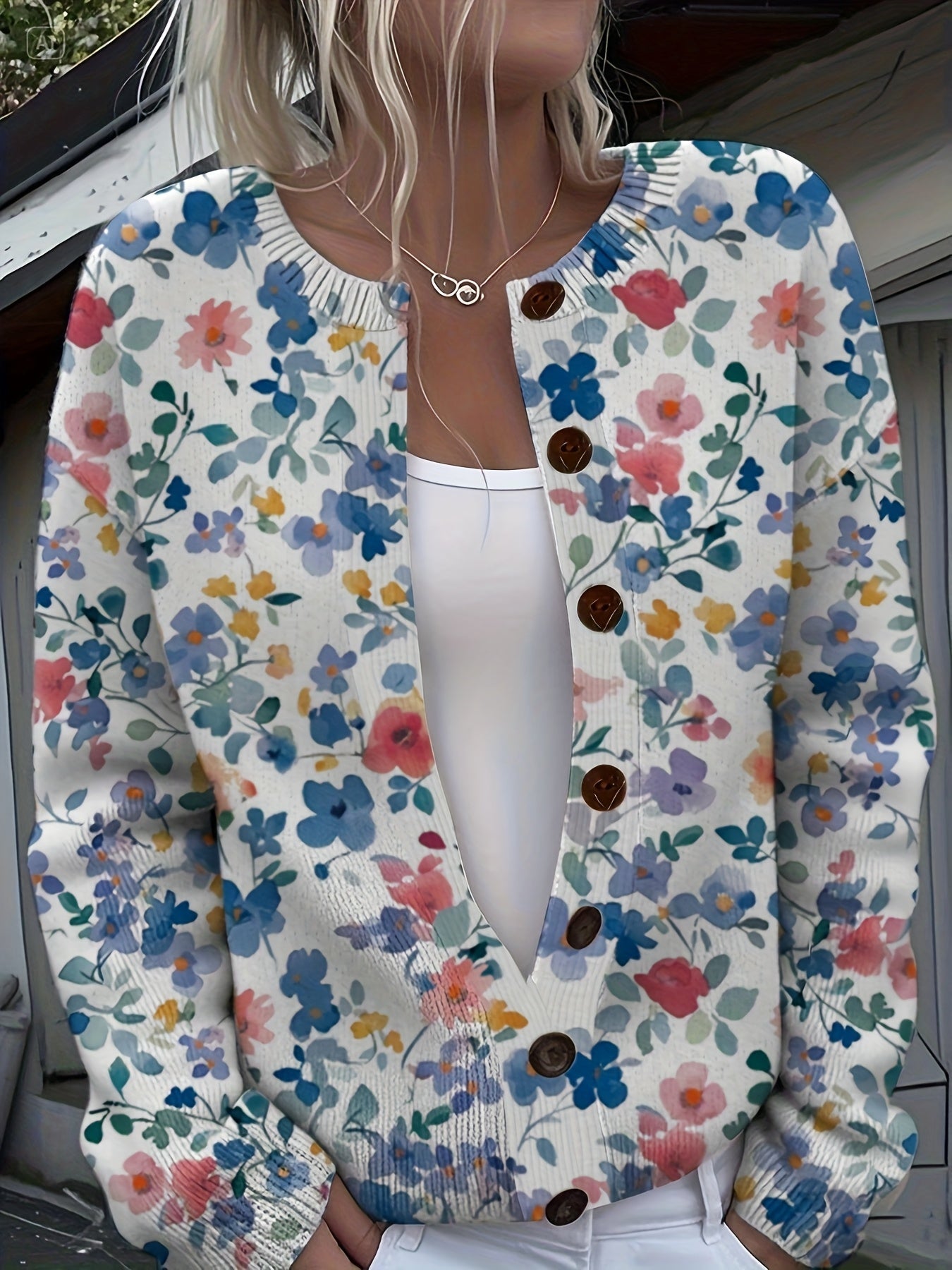 The Judith Sweater ™ — Meadow Bloom Knit