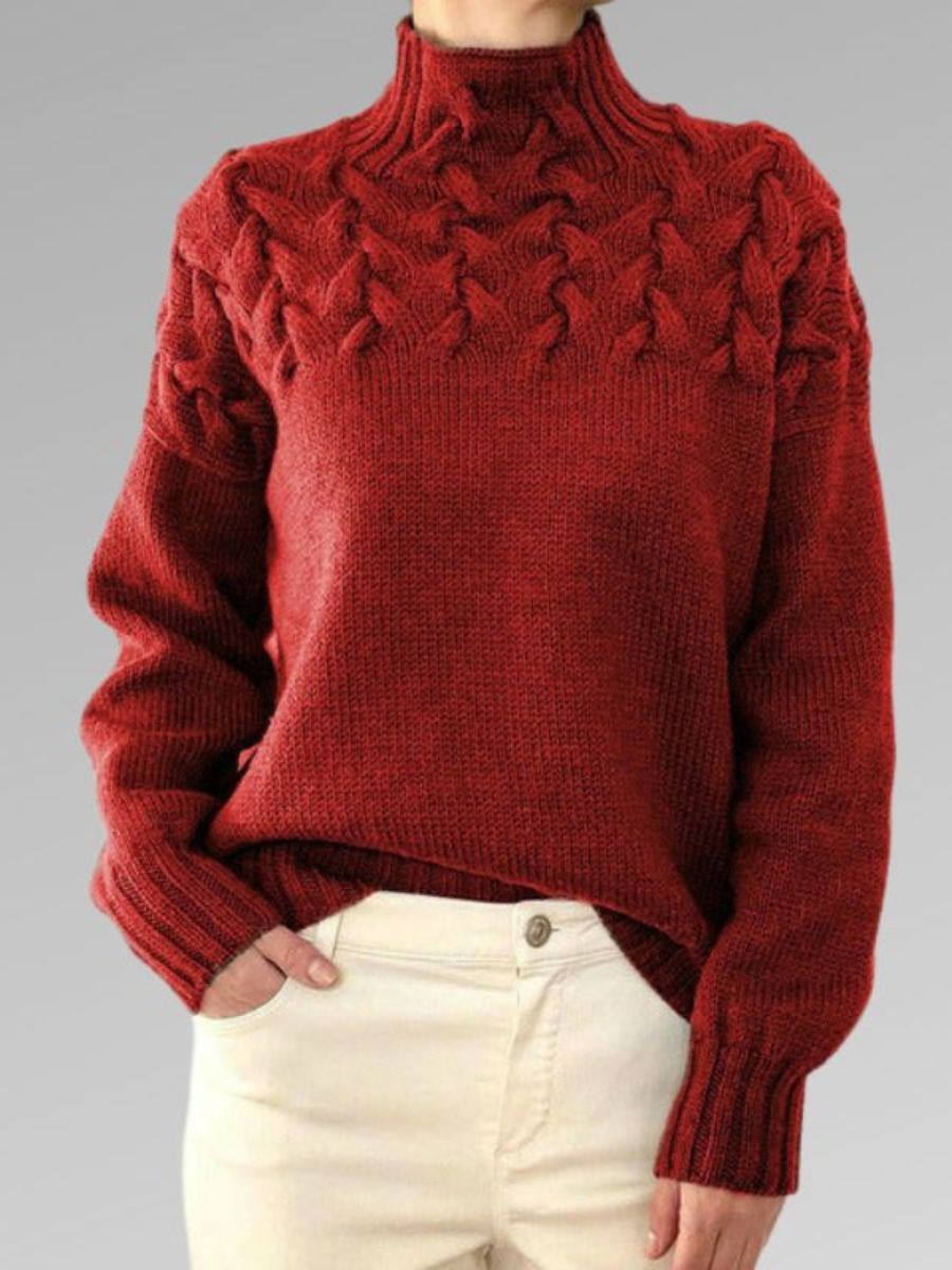 The Margaret Sweater™  — Cozy Cable Knit