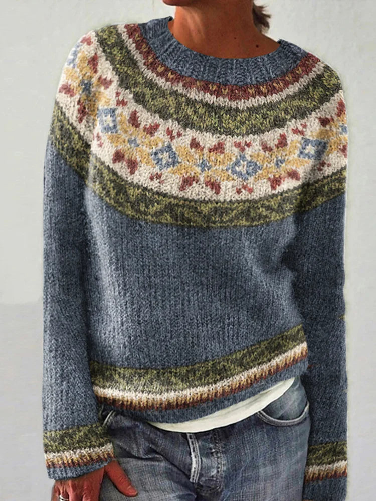 The Hazel Sweater™ — Woodland Bloom