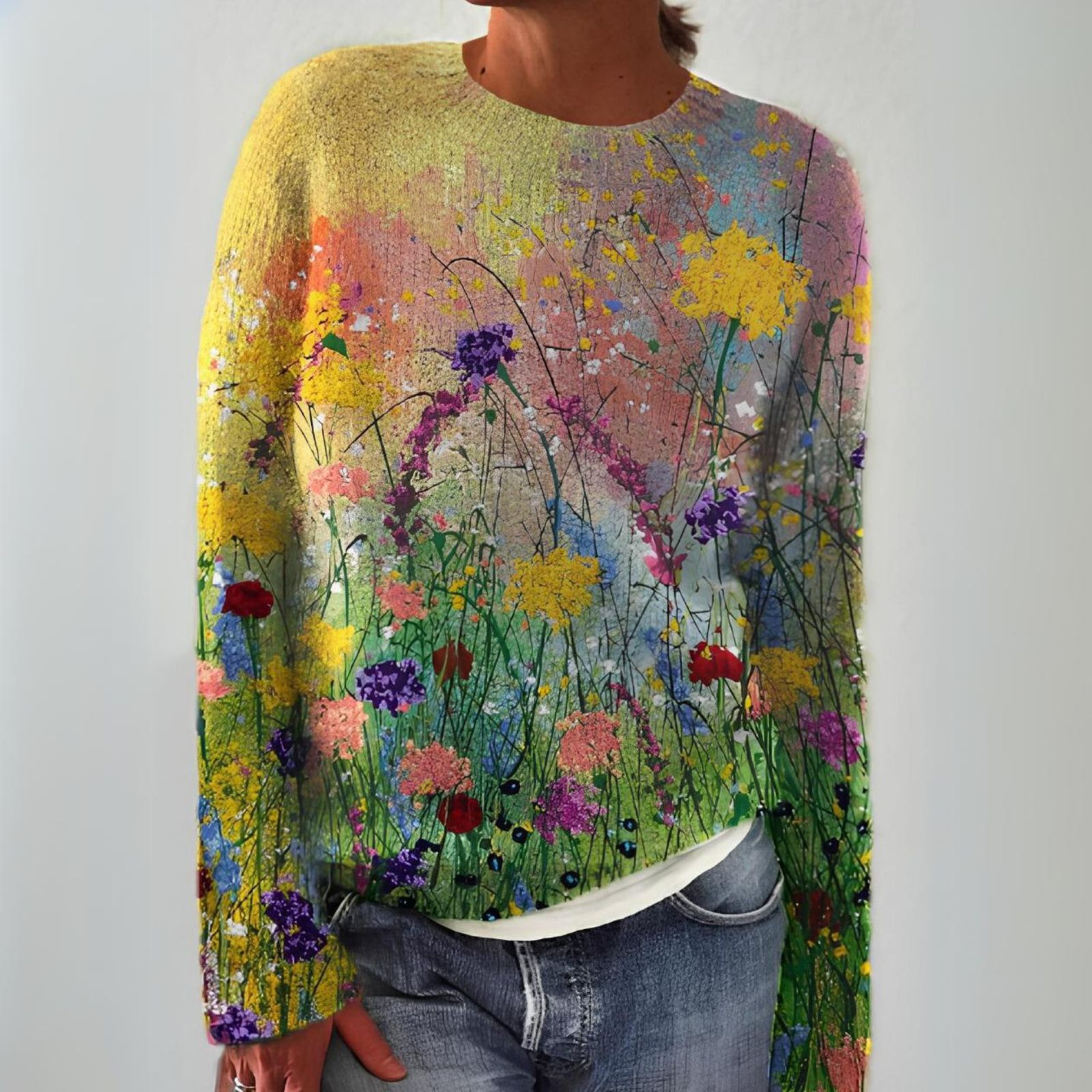 The Patricia Sweater™ — Meadow Light Knit