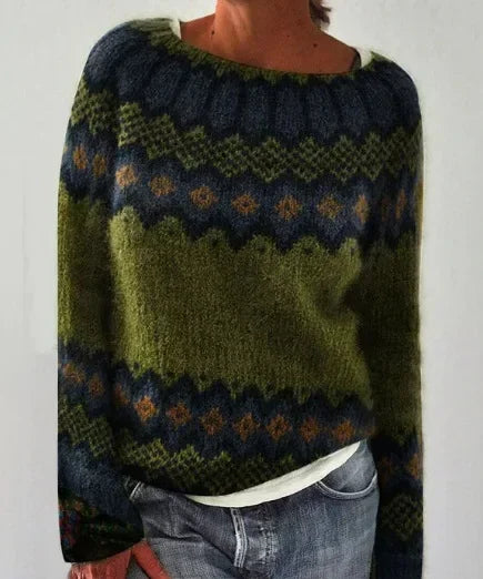 The Ruth Sweater™ — Woodland Fair Isle