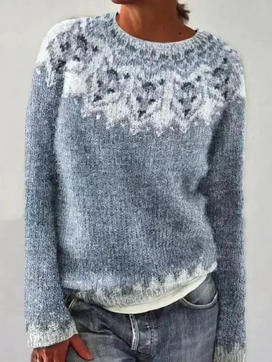 The Elaine Sweater™ — Frosted Sky Knit