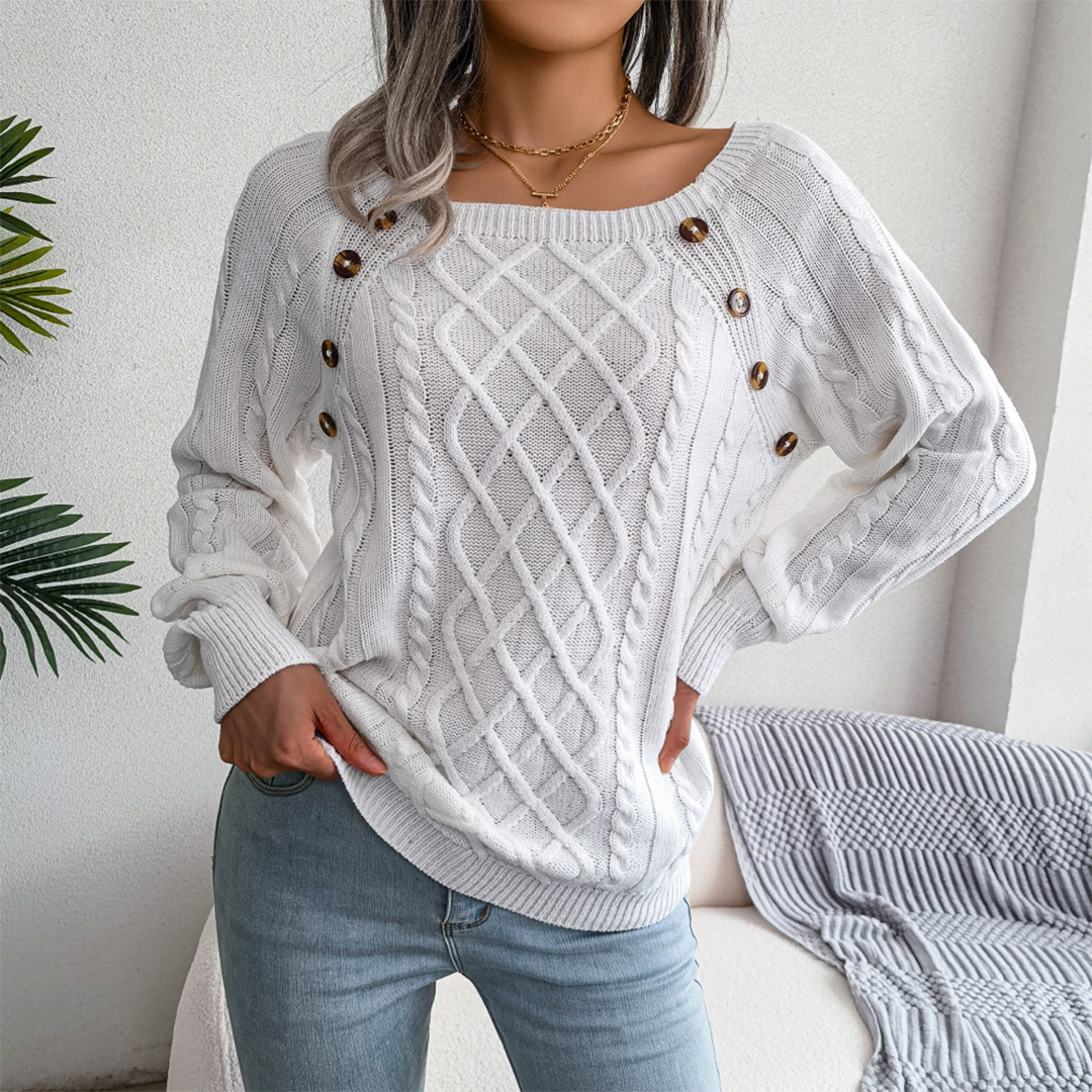 The Elaine Sweater™ — Cozy Cable Knit