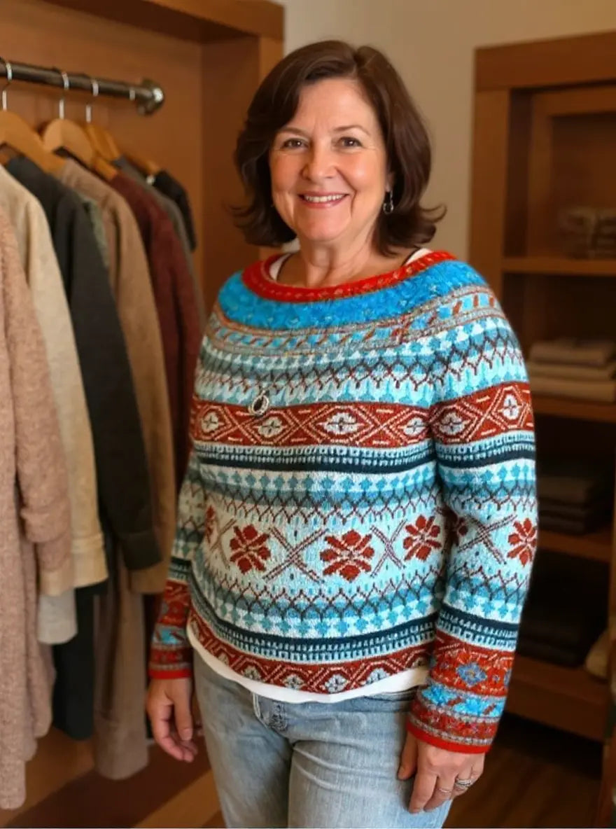 The Margaret Sweater™ — Alpine Heritage Knit