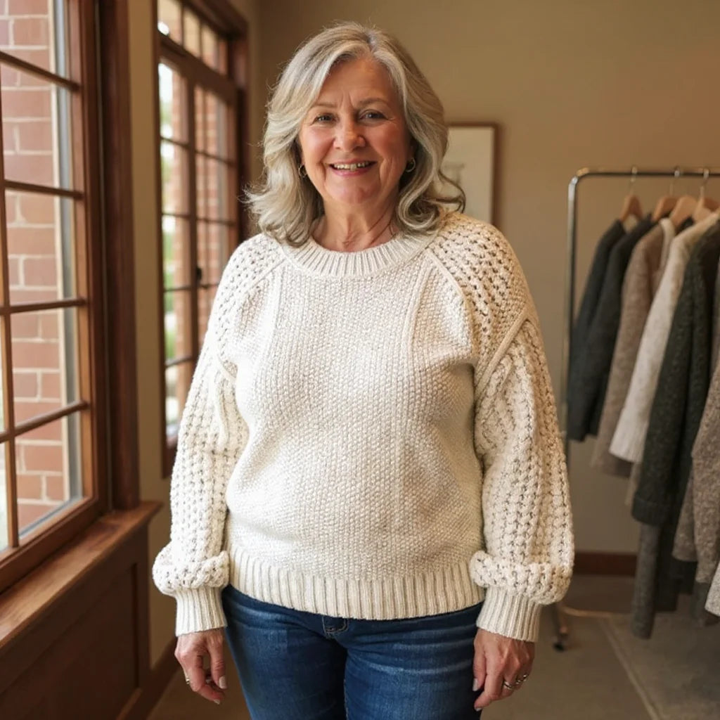 The Helen Sweater™  — Softly Textured