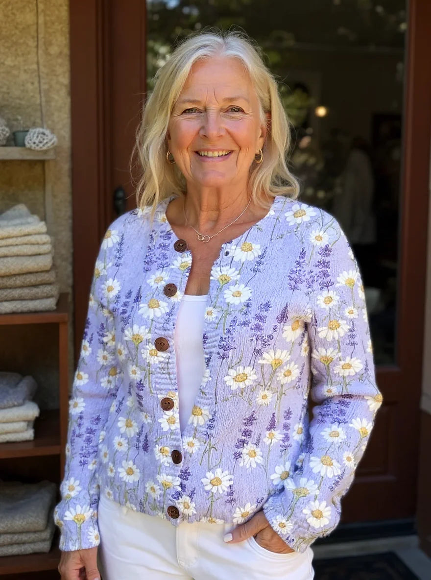 The Daisy Sweater™ — Lilac Bloom