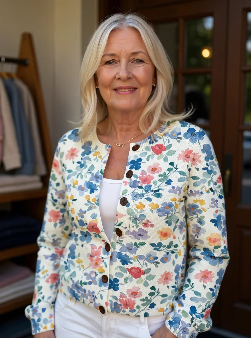 The Judith Sweater ™ — Meadow Bloom Knit