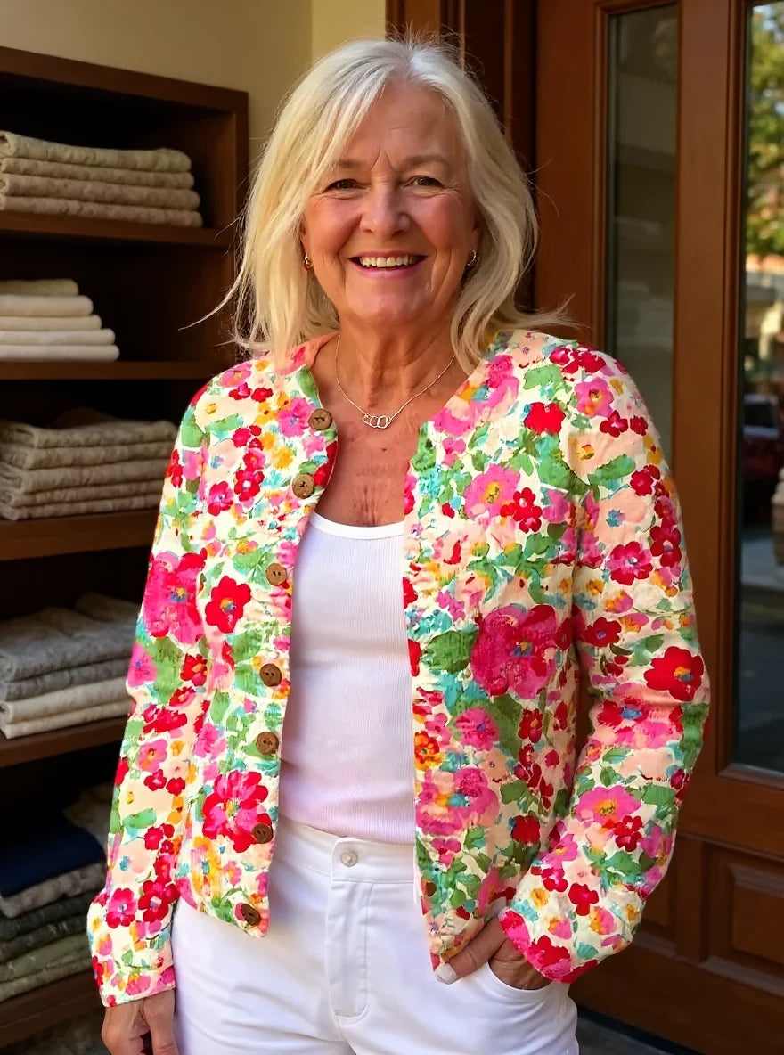 The Marjorie Sweater™ — Joyful Bloom Knit