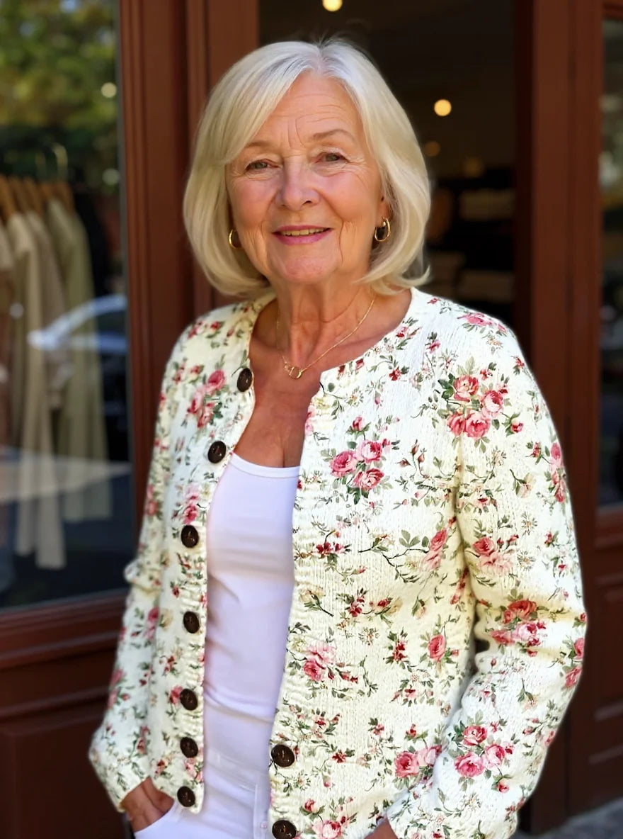 The Eleanor Sweater™ — Floral Classic