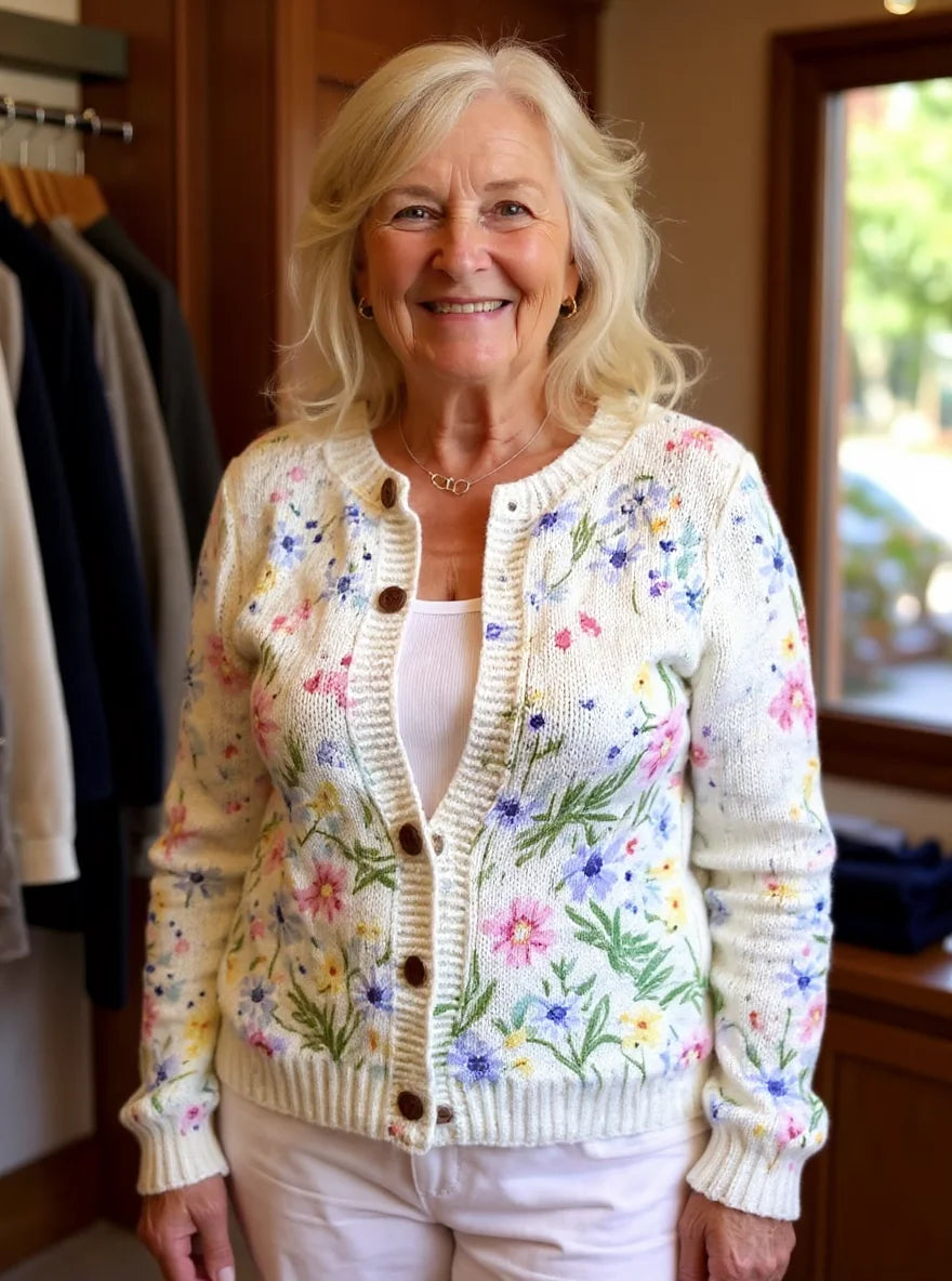 The Doris Sweater™ — Garden Stitch Knit