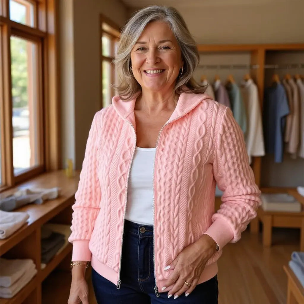 The Cynthia Sweater™ — Cozy Zip Hoodie