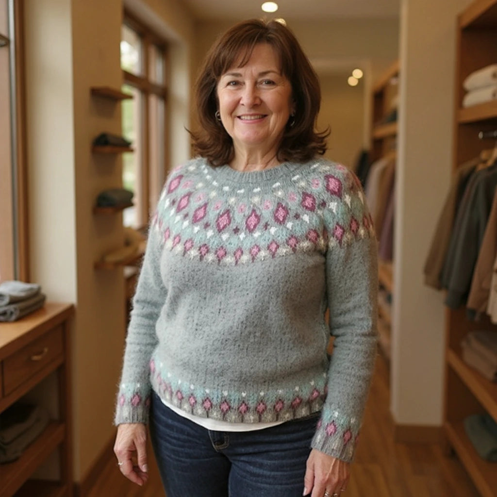 The Carol Sweater™ — Soft Nordic Knit