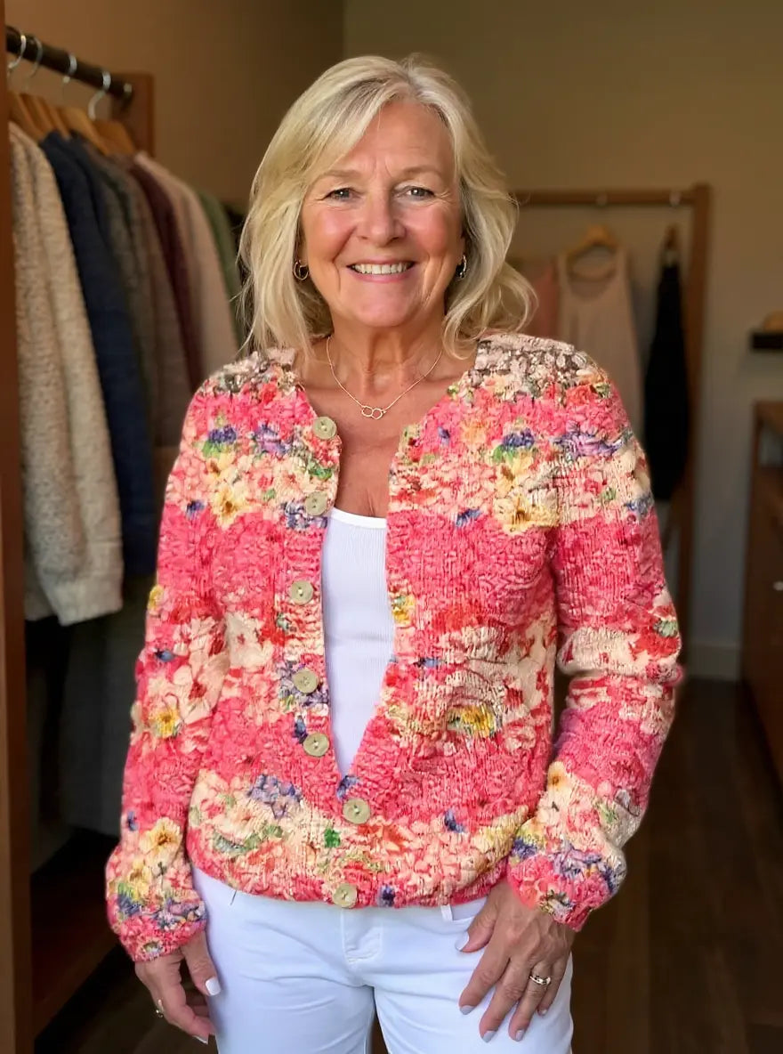 The Ella Sweater™ — Warm Garden