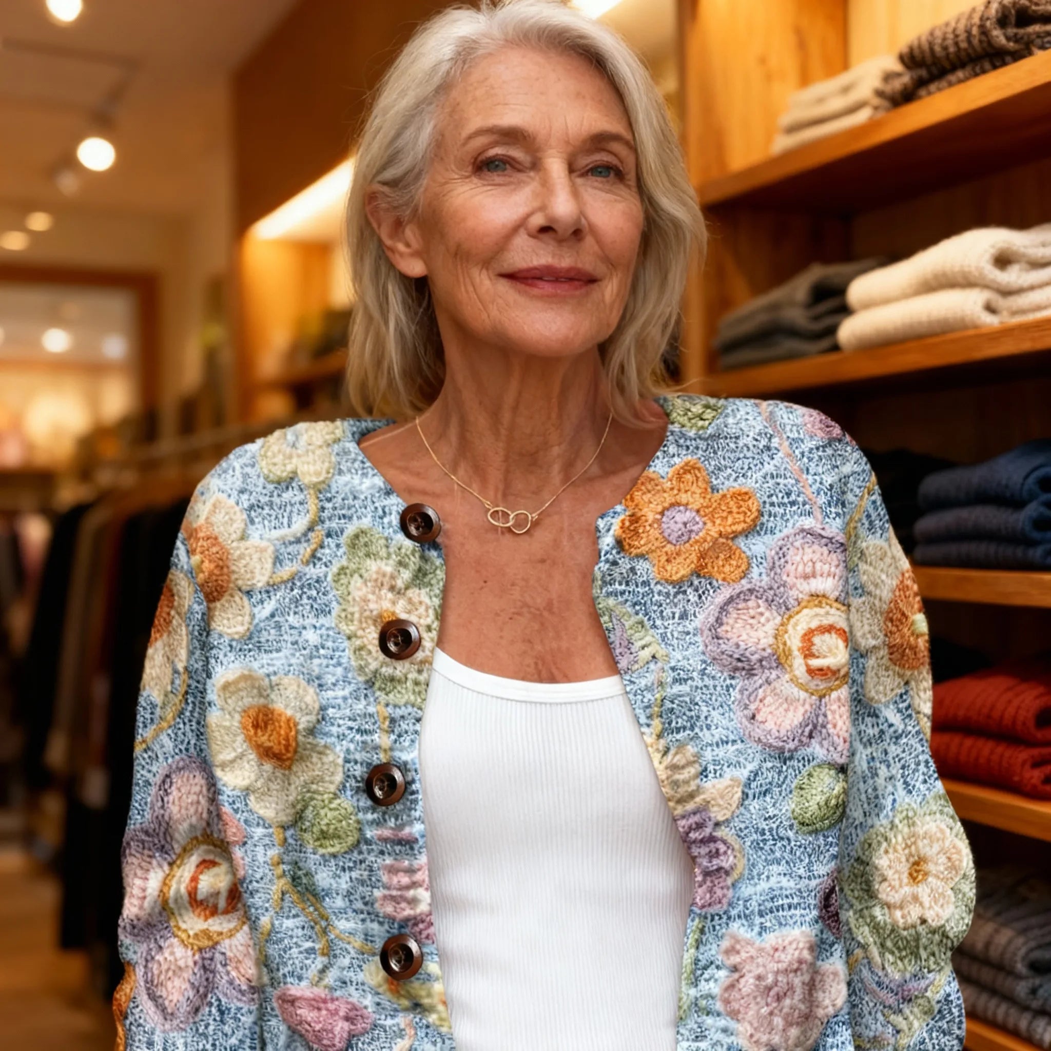The Iris Sweater™ — Sky Garden