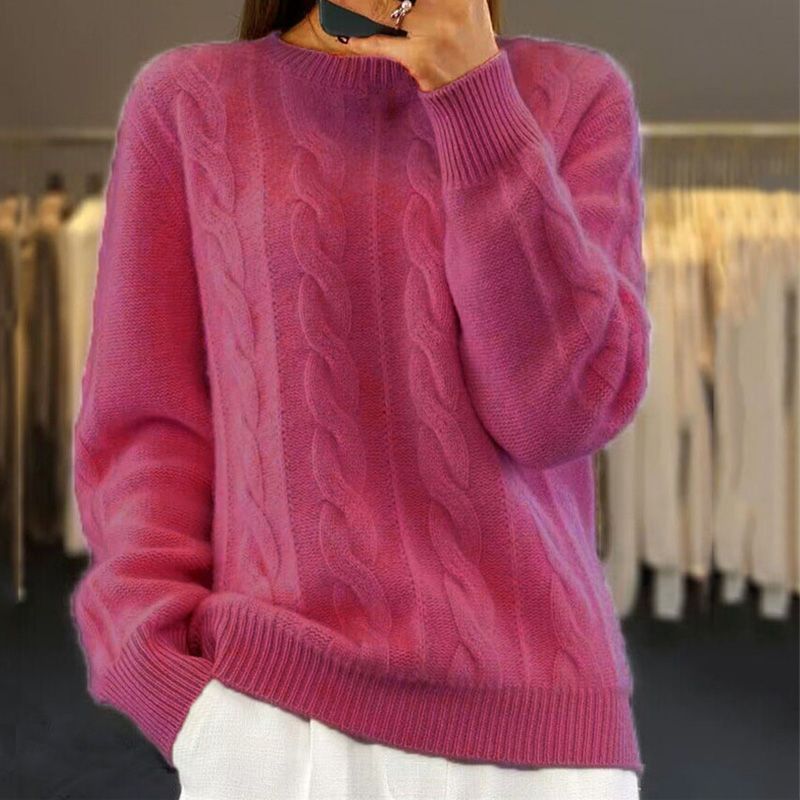 The Rose Sweater™  — Butter Soft Cable