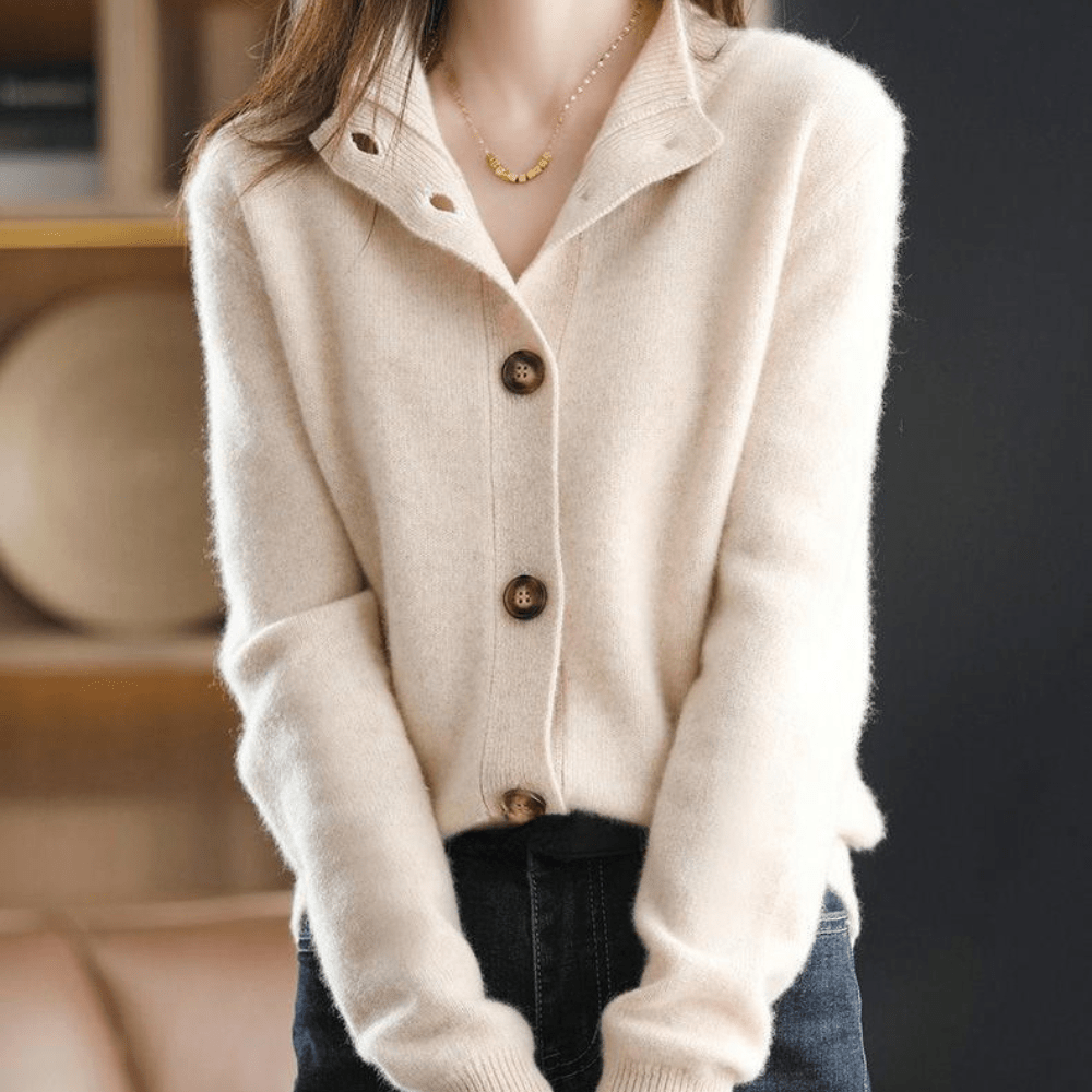 The Margaret Sweater™ — The Buttoned-Up